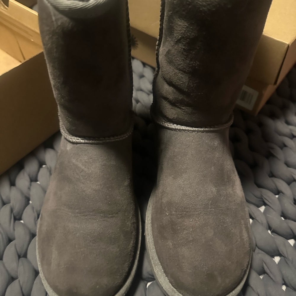 Uggs worn once dark grey